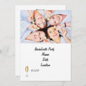 スパバチェロレッテ招待状 | カスタマイズ 招待状 (正面/裏面)