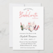 スパバチェロレッテ週末ブライダルシャワー 招待状 (正面)