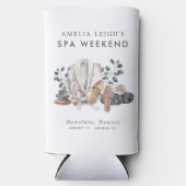 スパバチェロレッテ週末招待状 スリム缶クーラー (正面)