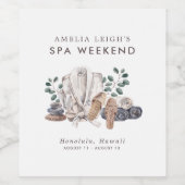 スパバチェロレッテ週末招待状 ワインラベル (シングルラベル)