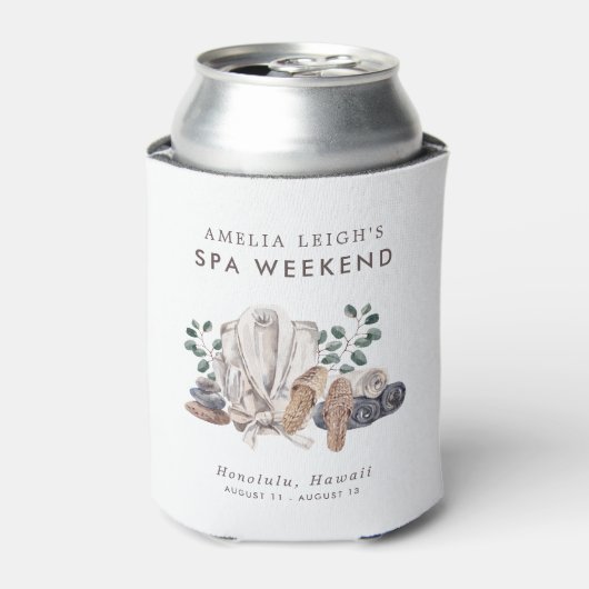 スパバチェロレッテ週末招待状 缶クーラー (缶正面)