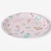 スパバースデーパーティー紙プレート ペーパープレート (アングル)