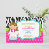 スパバースデーパーティ招待状 招待状 (スタンド正面)