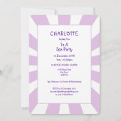 スパパンパガーリーーキッズカットバースデーパーティー 招待状 (裏面)