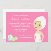 スパパーティの招待状 招待状 (正面/裏面)