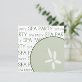 スパパーティの招待状 招待状 (スタンド正面)