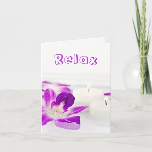 スパパーティーと蘭 招待状 (正面)