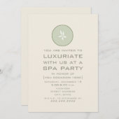 スパパーティーのご招待 - キュウリ 招待状 (正面/裏面)