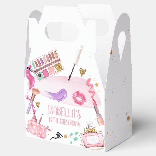 スパパーティーガールグラモールメイクアップバースデーパーティー フェイバーボックス (オープン)