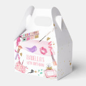 スパパーティーガールグラモールメイクアップバースデーパーティー フェイバーボックス (正面サイド)