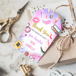 スパパーティーガールグラモールメイクアップ誕生日ギフトラベル ギフトタグ