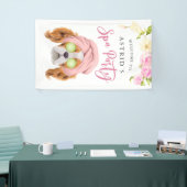 スパパーティーガールズバースデーパーティーウェルカム 横断幕 (トレードショー)