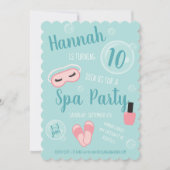 スパパーティーガールズ誕生パーティー 招待状 (正面)