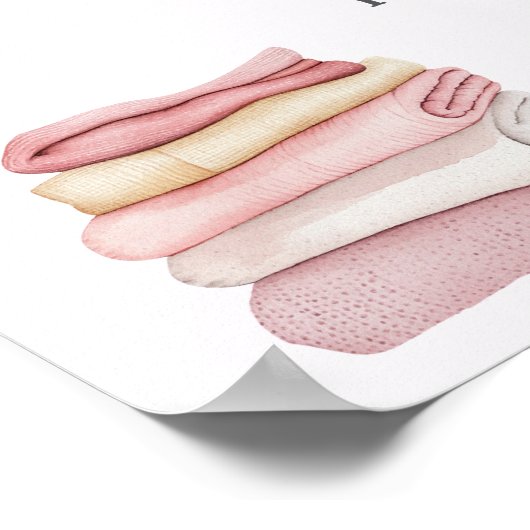 スパパーティーガール美しいグラムポスターウェルカムサイン ポスター (角)