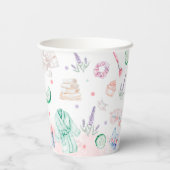 スパパーティーガール誕生日 紙コップ (裏面)