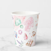 スパパーティーガール誕生日 紙コップ (正面)