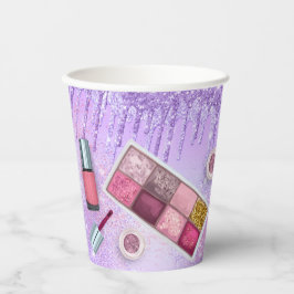 スパパーティーグラムガールバースデーパーティーサロンパープル 紙コップ
