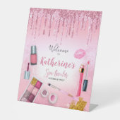 スパパーティーグラムガールバースデーパーティーサロンボード 台座サイン (正面)