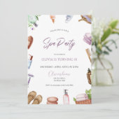 スパパーティーグラムガールバースデーパーティー 招待状 (スタンド正面)