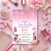 スパパーティーグラムガールバースデーパーティー 招待状