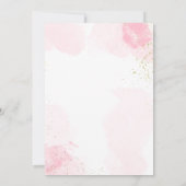 スパパーティーグラムガールメイクアップバースデーパーティー 招待状 (裏面)