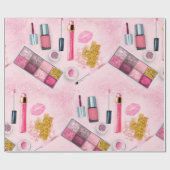 スパパーティーグラムガール誕生日サロンラッピング紙 ラッピングペーパー (フラット)