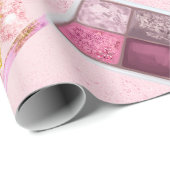 スパパーティーグラムガール誕生日サロンラッピング紙 ラッピングペーパー (ロールコーナー)