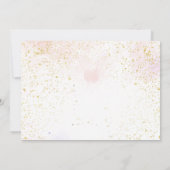 スパパーティーグラムメイクアップバースデーパーティー写真 招待状 (裏面)