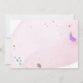 スパパーティーグリッツグラムグラマーガールメイクアップ誕生日  招待状 (裏面)