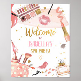 スパパーティーグリッツグラムメイクアップガールウェルカム ポスター