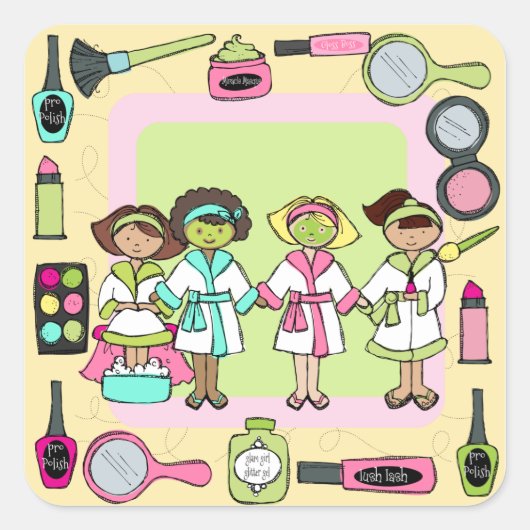 スパパーティーシール スクエアシール (正面)