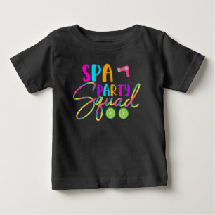スパパーティースクアッおもしろいド誕生日テーマ ベビーTシャツ