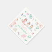 スパパーティーパステル誕生日 スタンダードカクテルナプキン (角)