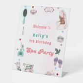 スパパーティーパンパーデイ誕生日ウェルカムサイン 台座サイン (正面)