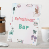 スパパーティーパンパー誕生日マッサージゾーン標識 台座サイン (インサイチュ)