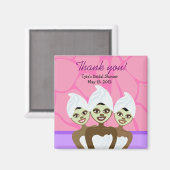 スパパーティーブライダルシャワー又は誕生日好意マグネット マグネット (正面/裏面)