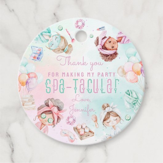 スパパーティーヘラ誕生日ありがとう フェイバータグ (正面)