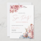 スパパーティー子供の誕生日招待状 招待状 (正面)