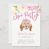 スパパーティー子供の誕生日招待状 招待状 (正面)