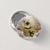 スパパーティー猫好き 缶バッジ (正面&裏面)