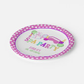 スパパーティー紙プレート- WH -カスタム ペーパープレート (アングル)