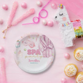 スパパーティー誕生日、スリーポバー、スランバーパーティー ペーパープレート (パーティー)