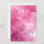 スパパーティー誕生日、スリーポバー、スランバーパーティー 招待状 (裏面)