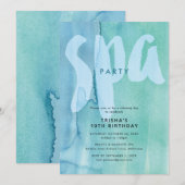 スパパーティー 招待状 (正面/裏面)