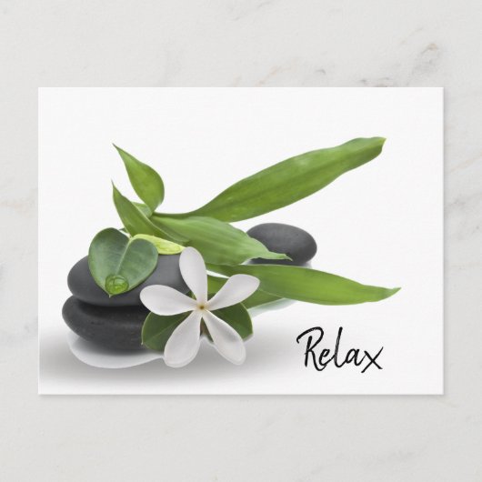 スパパーティー（石） インビテーションポストカード (正面)