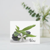 スパパーティー（石） インビテーションポストカード (スタンド正面)