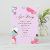 スパパーティー |誕生日パーティーの招待 招待状 (スタンド正面)