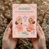 スパパーティーfor Girls Pink誕生日 招待状