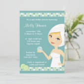 スパブライダルシャワーパーティの招待状 招待状 (スタンド正面)