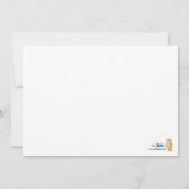 スパブライダルシャワー招待 – 緑 招待状 (裏面)